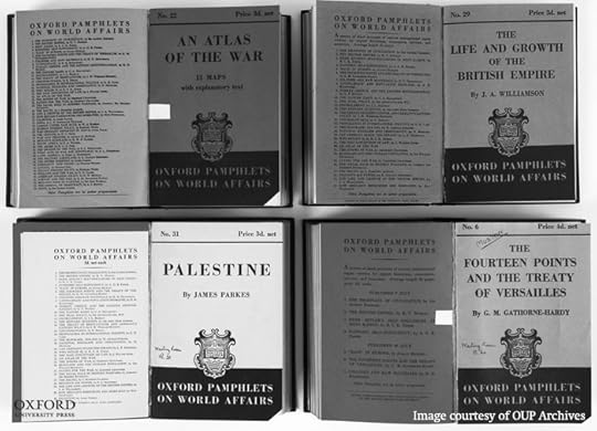 Oxford Pamphlets on World Affairs. From the History of Oxford University Press.
