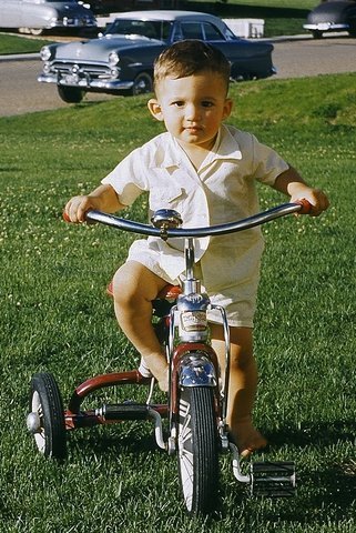 He was quite a bit older when we started dating that he is in this photo!