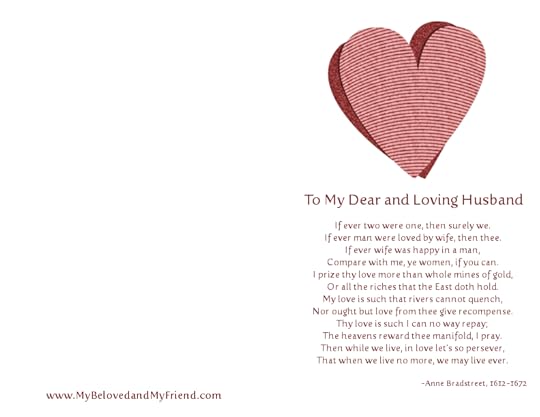 To My Dear and Loving Husband