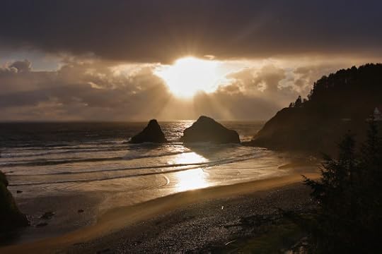 oregon coast sunset