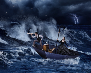 Sailing Across the Sea of the Dead