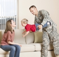 clean and organized family room
