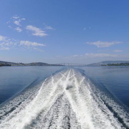 Heading for MONA, Derwent River, Hobart TAS