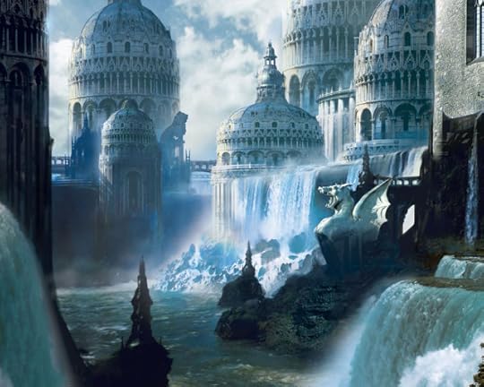 Fantasy cities can feature very unique environments.