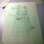 Dalek Work in Progress - Pencil