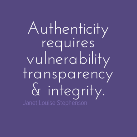 Authenticity Quote / from TheSirensTale.com