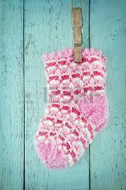 pink baby sock