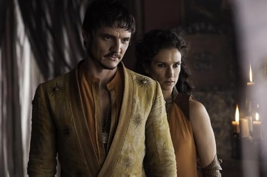 Pedro Pascal as Oberyn Martell, Indira Varma as Ellaria Sand_photo Helen Sloan_HBO