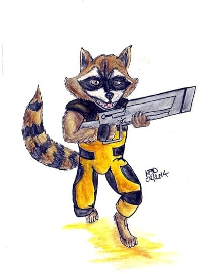 Guardians of the Galaxy Rocket Raccoon by Nick Davis