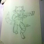 Guardians of the Galaxy Rocket Raccoon - Pencil