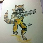 Guardians of the Galaxy Rocket Raccoon - Rough Color