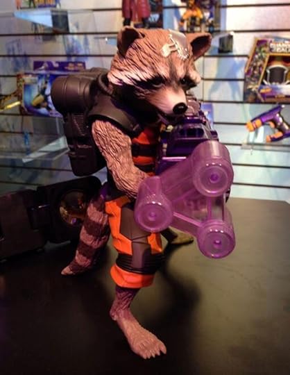 Guardians of the Galaxy Rocket Raccoon with Big Freakin' Gun (BFG) Action Figure