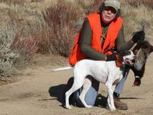 Walter Bruning and his Elhew, Pride. 