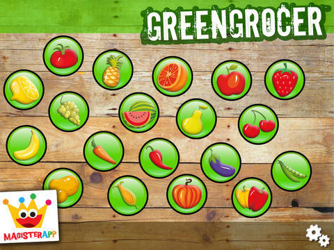 The Greengrocer - Coloring and Puzzles for Kids