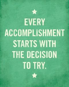 every accomplishment
