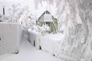 Winter in Norilsk, Siberia
