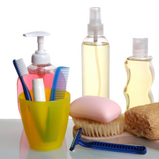 cut bathroom clutter