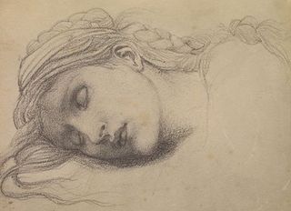 A study for the Briar Rose series 3 by Sir Edward Burne-Jones