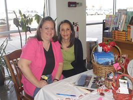 Rachelle & me at her book signing today 02-15-14. FUN!!