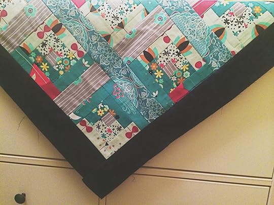 Stitches 2014 Log Cabin Quilt Made Peachy