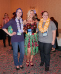 Janice Hardy, me and J.A. Souders.