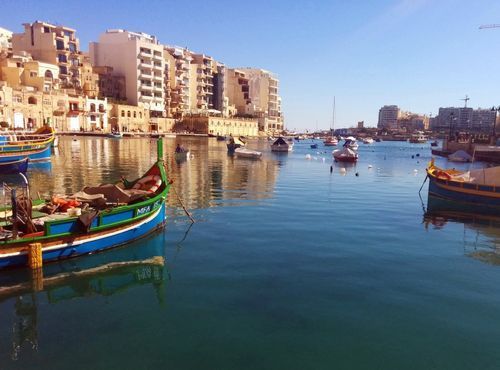 St Juliens bay in Malta
