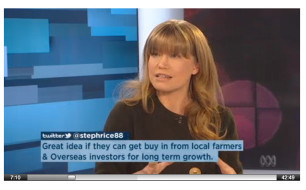 Miriam Lyons on The Drum 15 Aug 2013