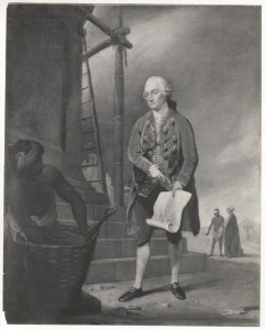NPG D35936; John Zephaniah Holwell by Henry Dixon & Son, probably after Robert Edge Pine
