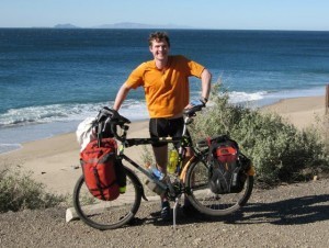 A fully-laden bike