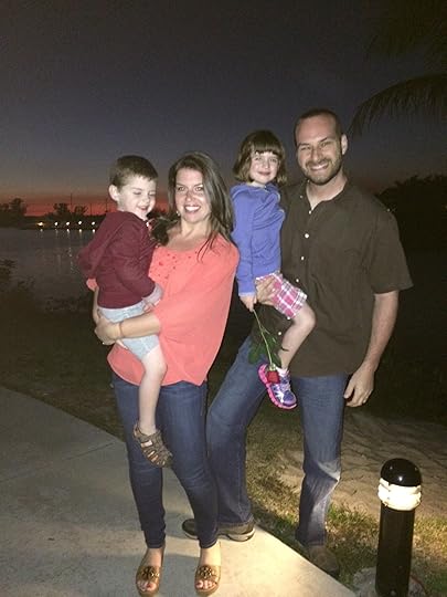 The one family photo we have from the trip. 