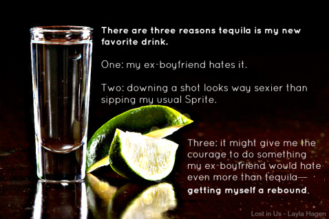 silver tequila served in a tall glass with a lime to the side