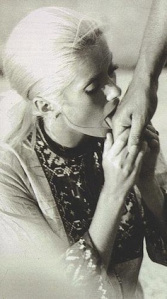 licking hand