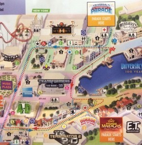 Mardi Gras Parade Map
