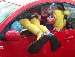 Clowns in clown cars.
