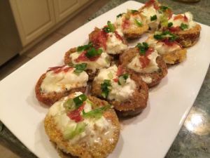 Fried Greenish Tomatoes