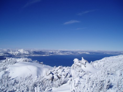 It's worth going skiing just for this view from the top of the mountain.