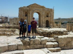Jerash Family Picture Israel Trip