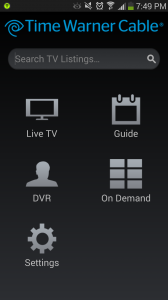 TWC TV APP Screenshot on Android