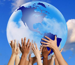 Teacher with Her Young Painting Students