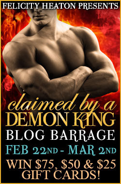 Claimed by a Demon King Blog Barrage