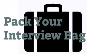 what to bring to an interview