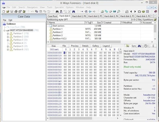 X-Ways Forensics version 17