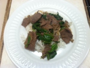 serve over steamed rice
