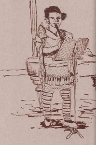 Julie Villeneuve - Hero 9018 bent-nib pen, J.Herbin 1670 ink.