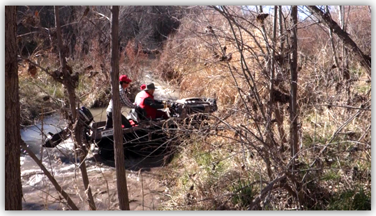 Ilchi Lee on an Argo ATV