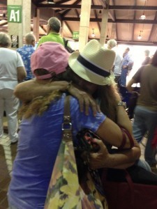 Mariana hugging Danelle