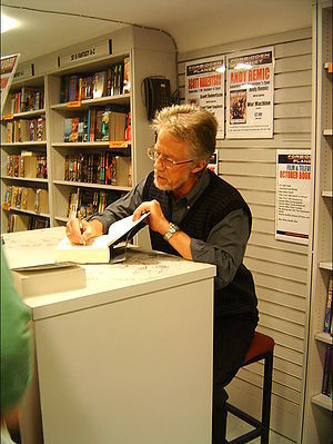 English: Stephen R. Donaldson on a 2007 book tour.