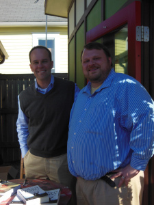 Me and my old friend, Tom Castelli. 