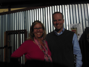 Me with my rock star publicist, Julie Schoerke