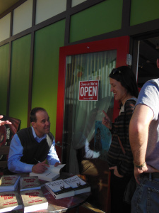 So fun to meet new people excited about The Professor.